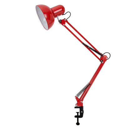 Clip-On Desk Lamp Adjustable Swing Arm & Pivoting Head