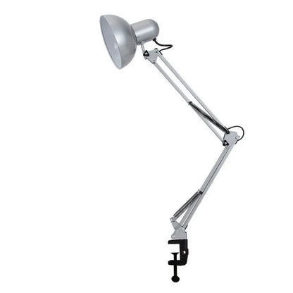 Clip-On Desk Lamp Adjustable Swing Arm & Pivoting Head
