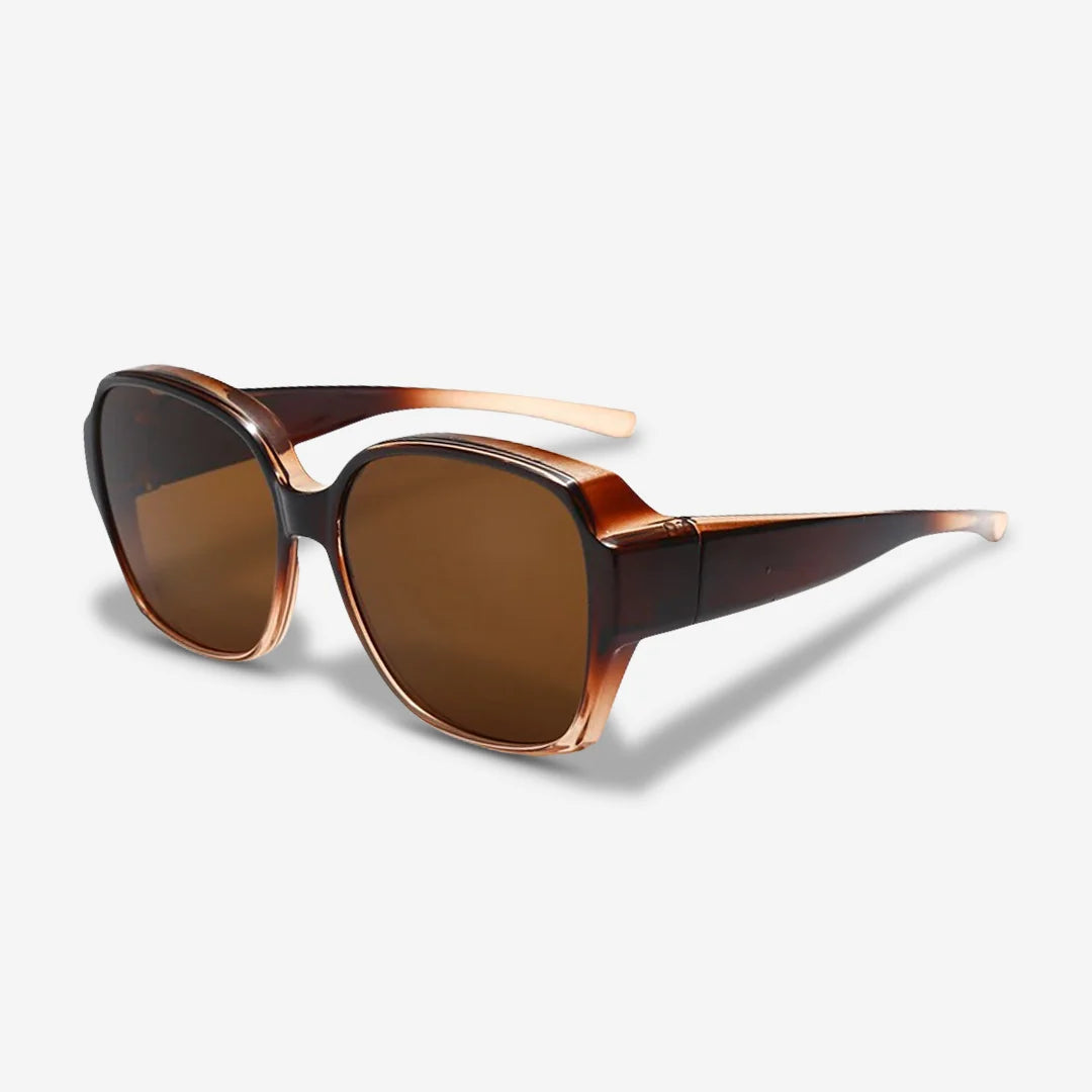 Clip-On Sunglasses Click-On Glare-Reducing UV400