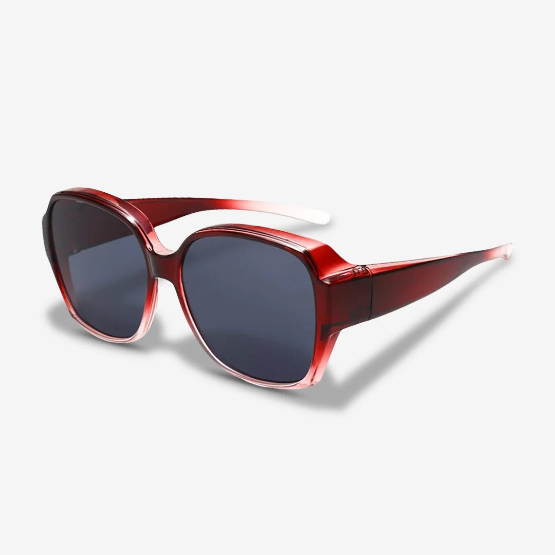 Clip-On Sunglasses Click-On Glare-Reducing UV400