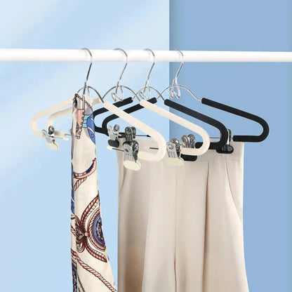 Clothes Hanger Set Vertical Space-Saving Set of 5