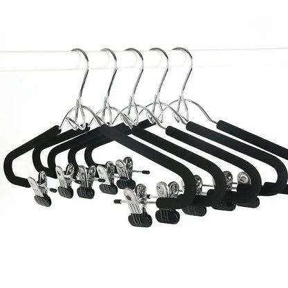 Clothes Hanger Set Vertical Space-Saving Set of 5