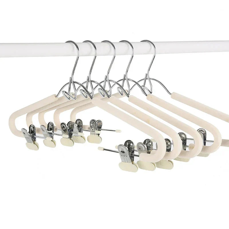 Clothes Hanger Set Vertical Space-Saving Set of 5