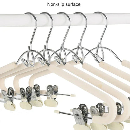 Clothes Hangers Vertical Stackable Space-Saving Set of 5