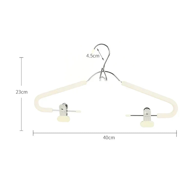 Clothes Hangers Vertical Stackable Space-Saving Set of 5