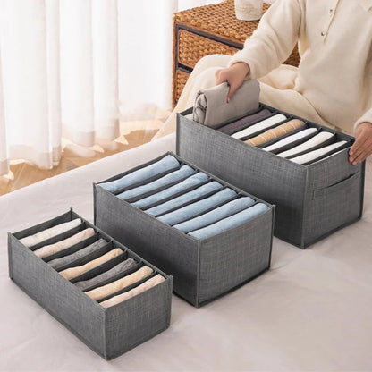Clothing Organizer Washable Fabric 7 or 9 Compartments