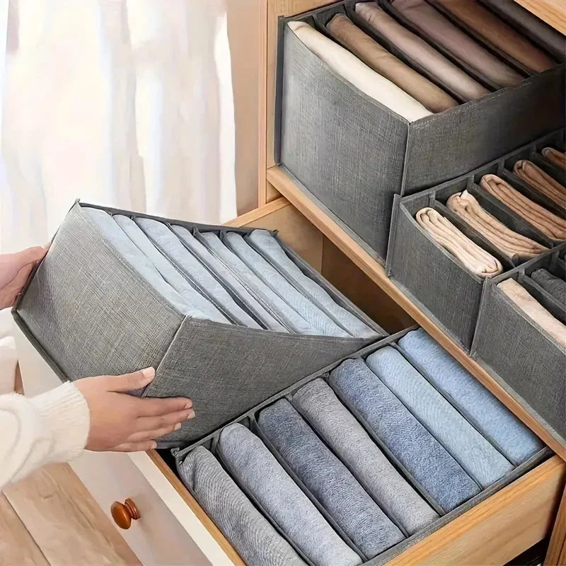 Clothing Organizer Washable Fabric 7 or 9 Compartments