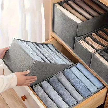 Clothing Organizer Washable Fabric 7 or 9 Compartments