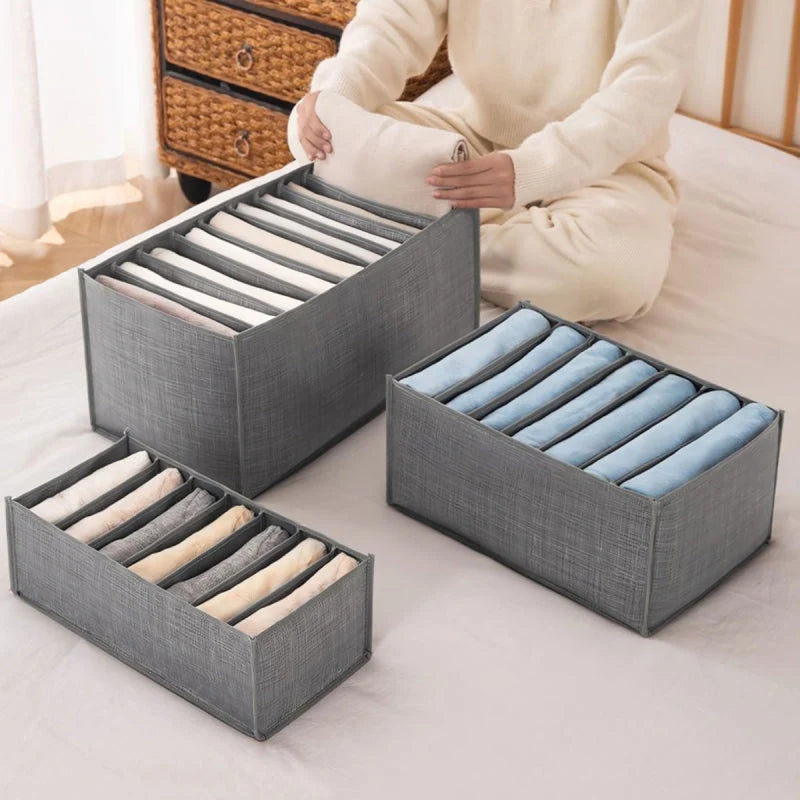Clothing Organizer Washable Fabric 7 or 9 Compartments