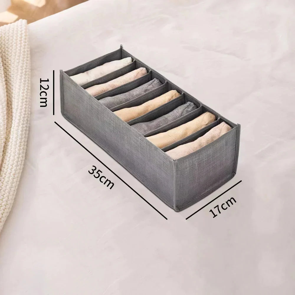 Clothing Organizer Washable Fabric 7 or 9 Compartments