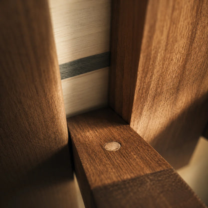 Coat Rack Solid Walnut & Beech Wall-Mounted