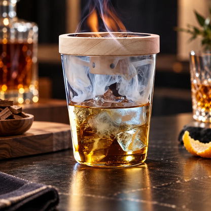 Cocktail Smoker Kit Natural Wood Top 5 Wood Flavors