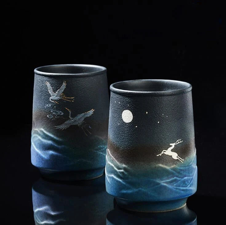 Coffee Mug Ceramic Celestial Artwork 10.5 Fl Oz