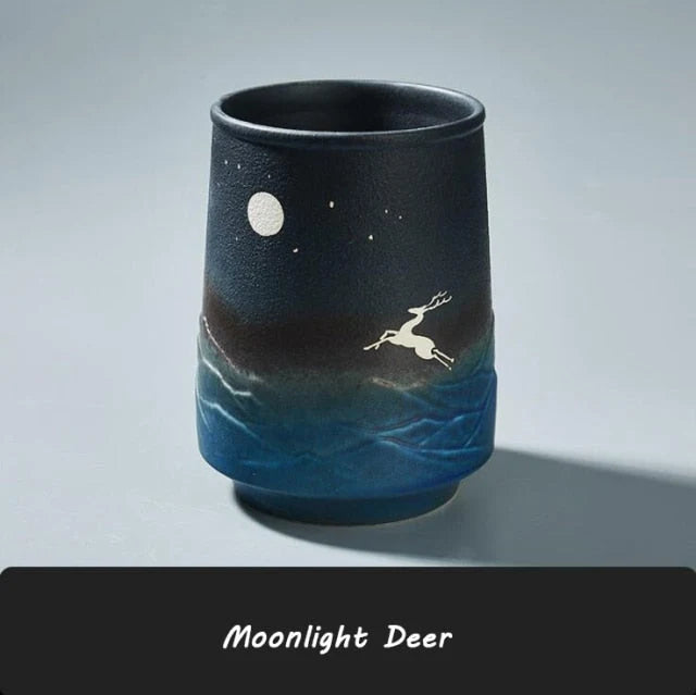Coffee Mug Ceramic Celestial Artwork 10.5 Fl Oz