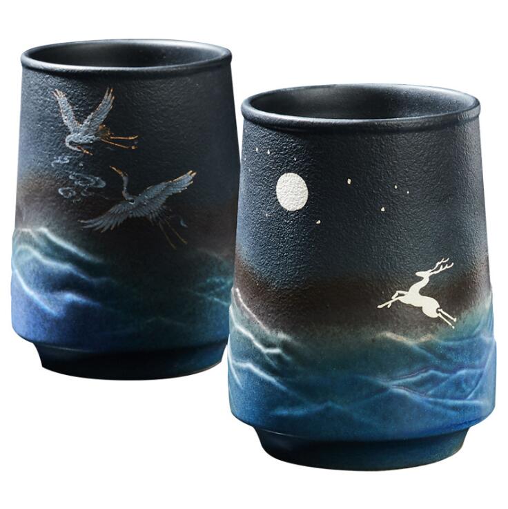 Coffee Mug Ceramic Celestial Artwork 10.5 Fl Oz