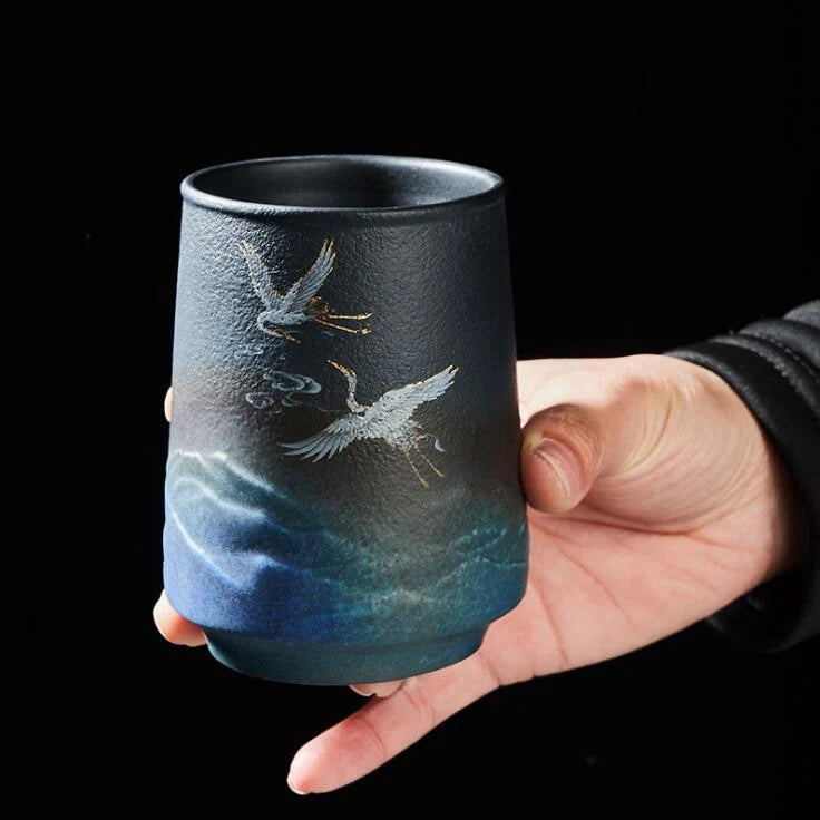 Coffee Mug Ceramic Celestial Artwork 10.5 Fl Oz