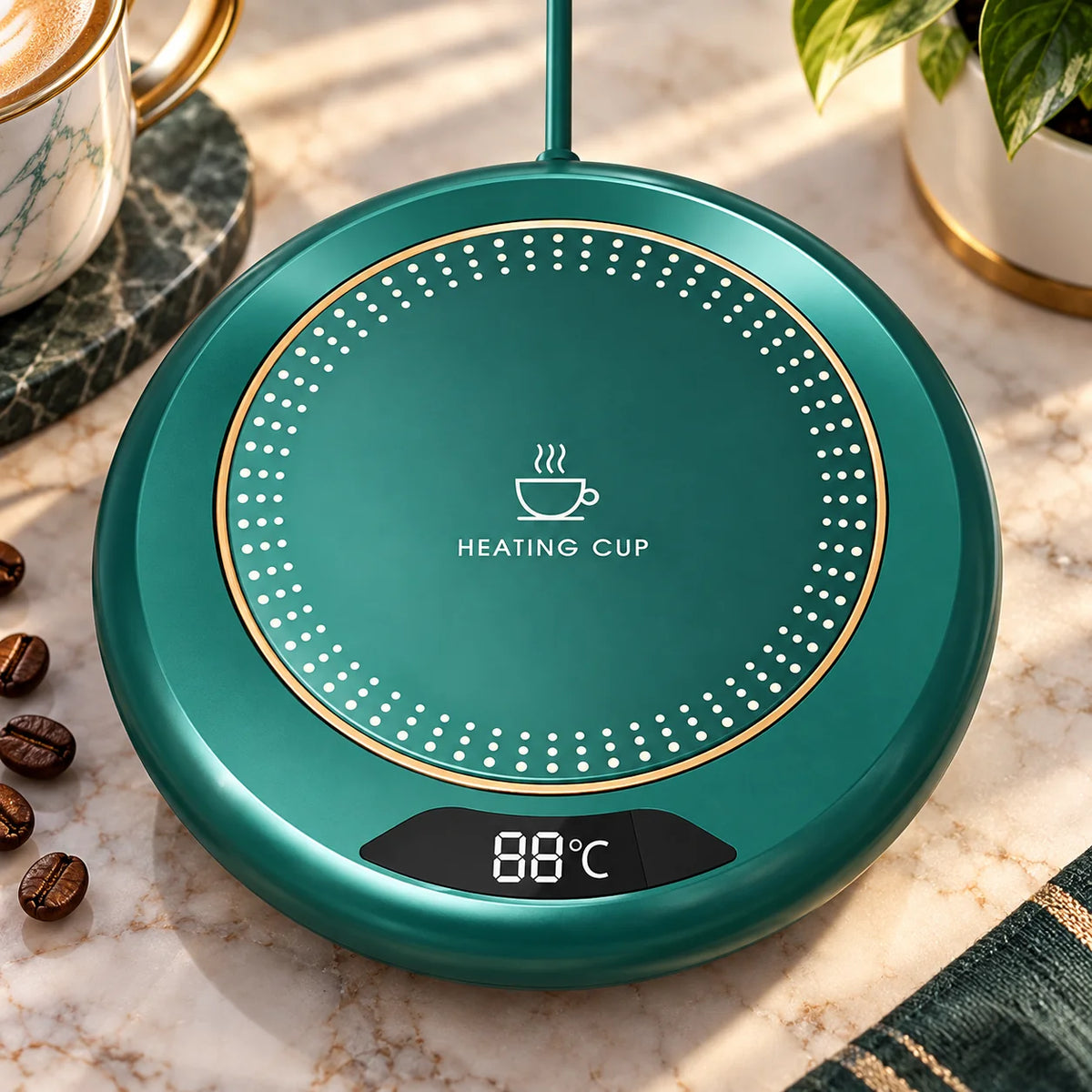 Coffee Mug Warmer Digital Display & 3 Preset Temps