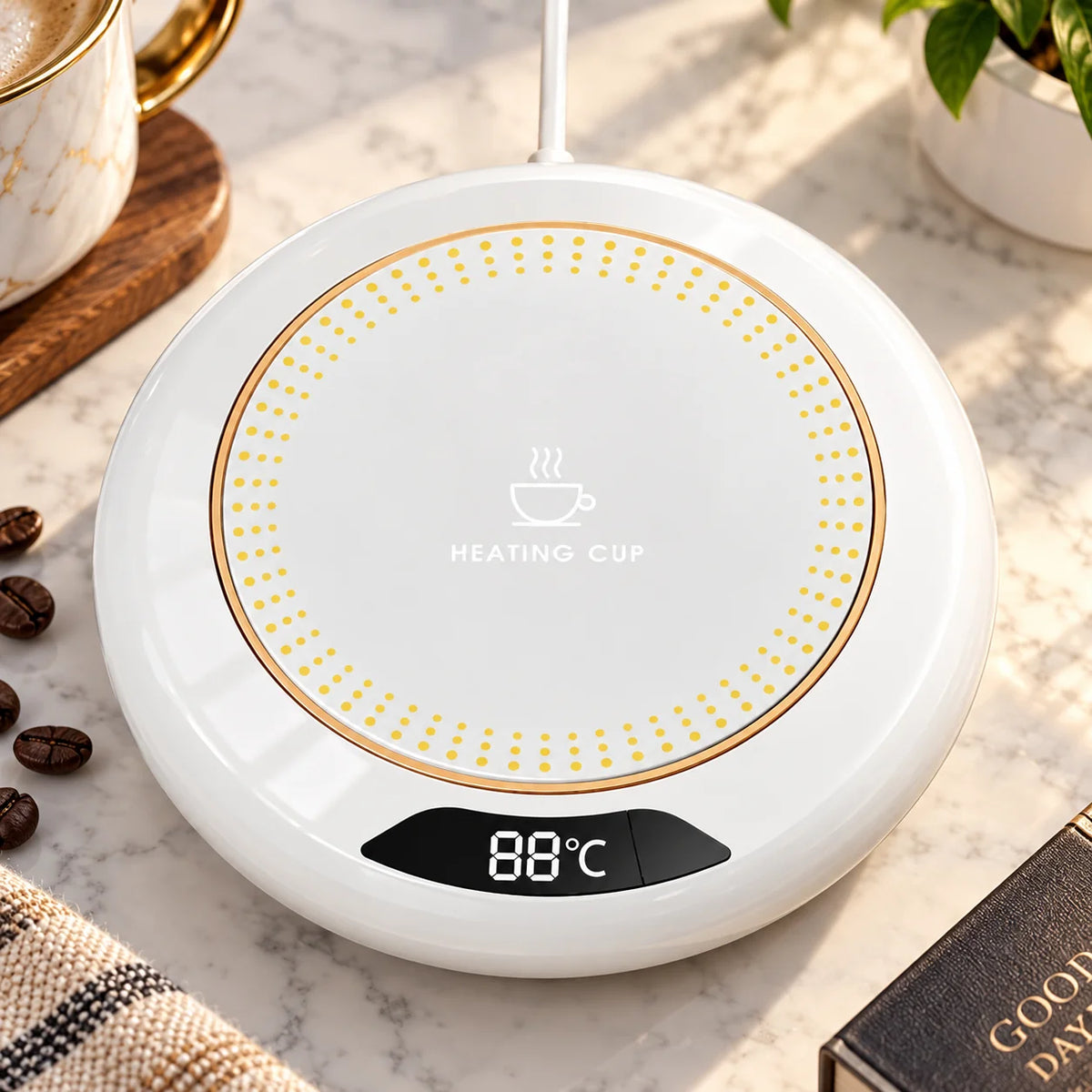 Coffee Mug Warmer Digital Display & 3 Preset Temps