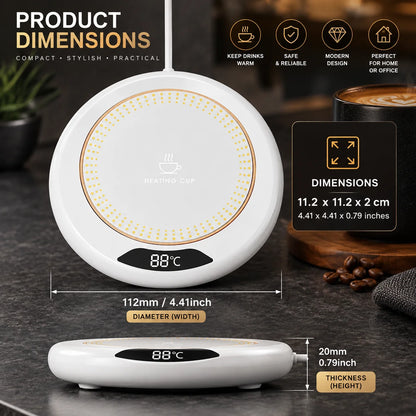Coffee Mug Warmer Digital Display & 3 Preset Temps