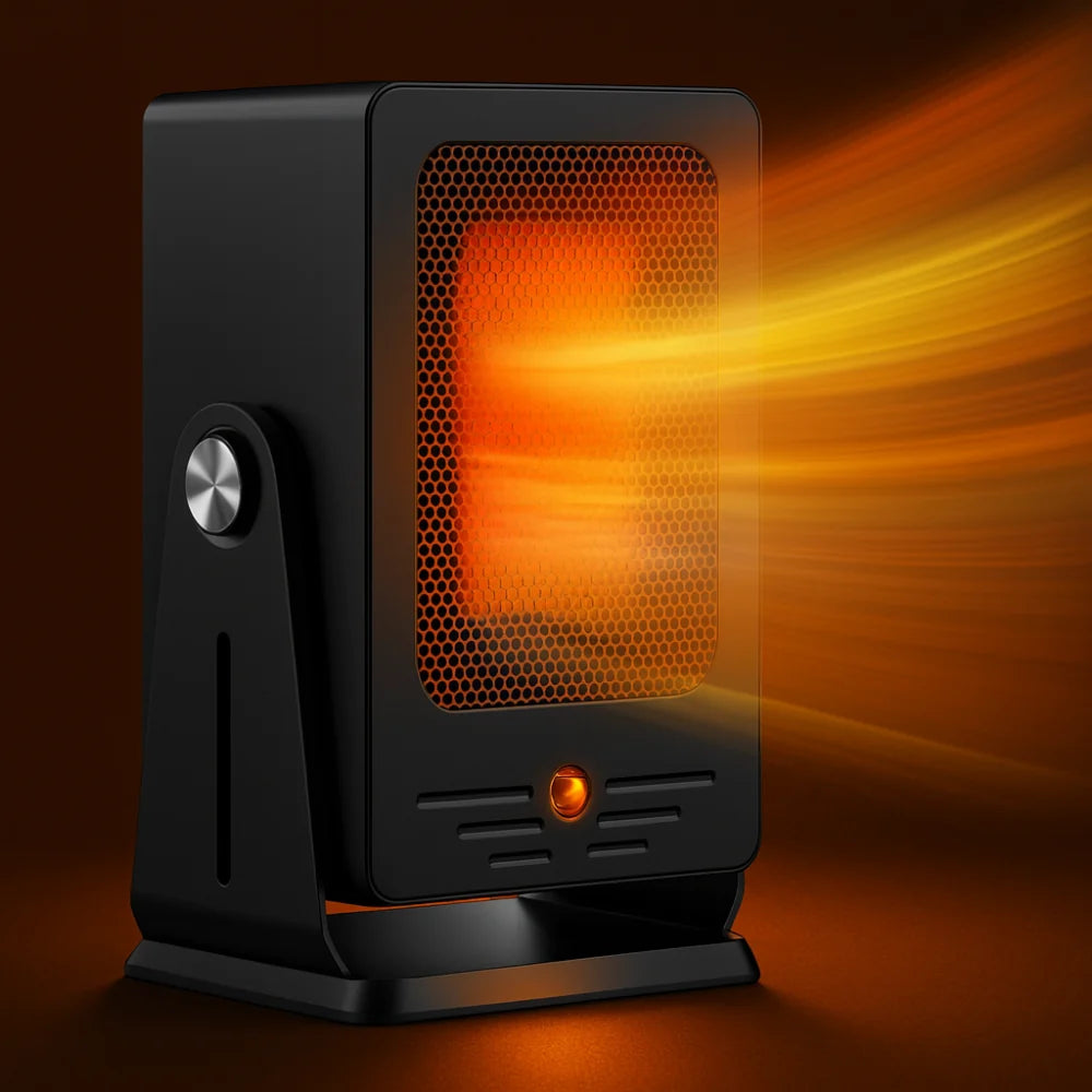 Compact Space Heater 900W Fan-Assisted Overheat Protection