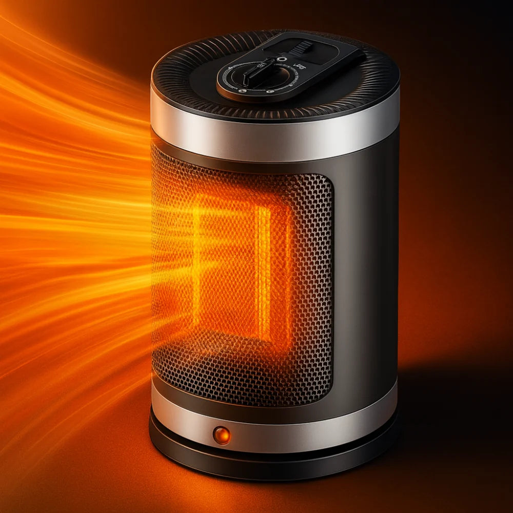 Compact Space Heater Convection Fan 900W Portable