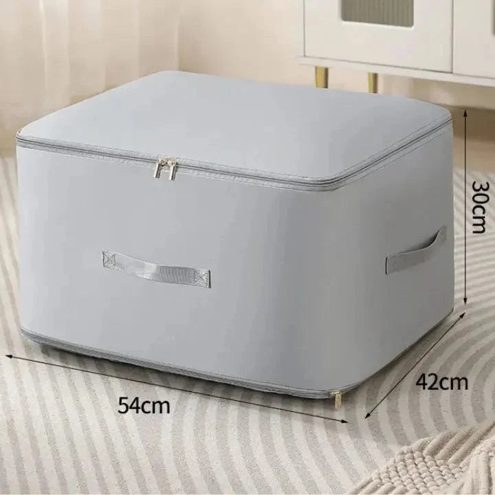 Compression Storage Bag Water-Resistant Nylon Vacuum-Free Zip Compression