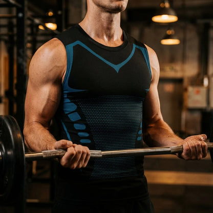 Compression Tank Non-Shifting Moisture-Wicking