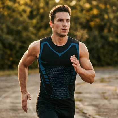 Compression Tank Non-Shifting Moisture-Wicking