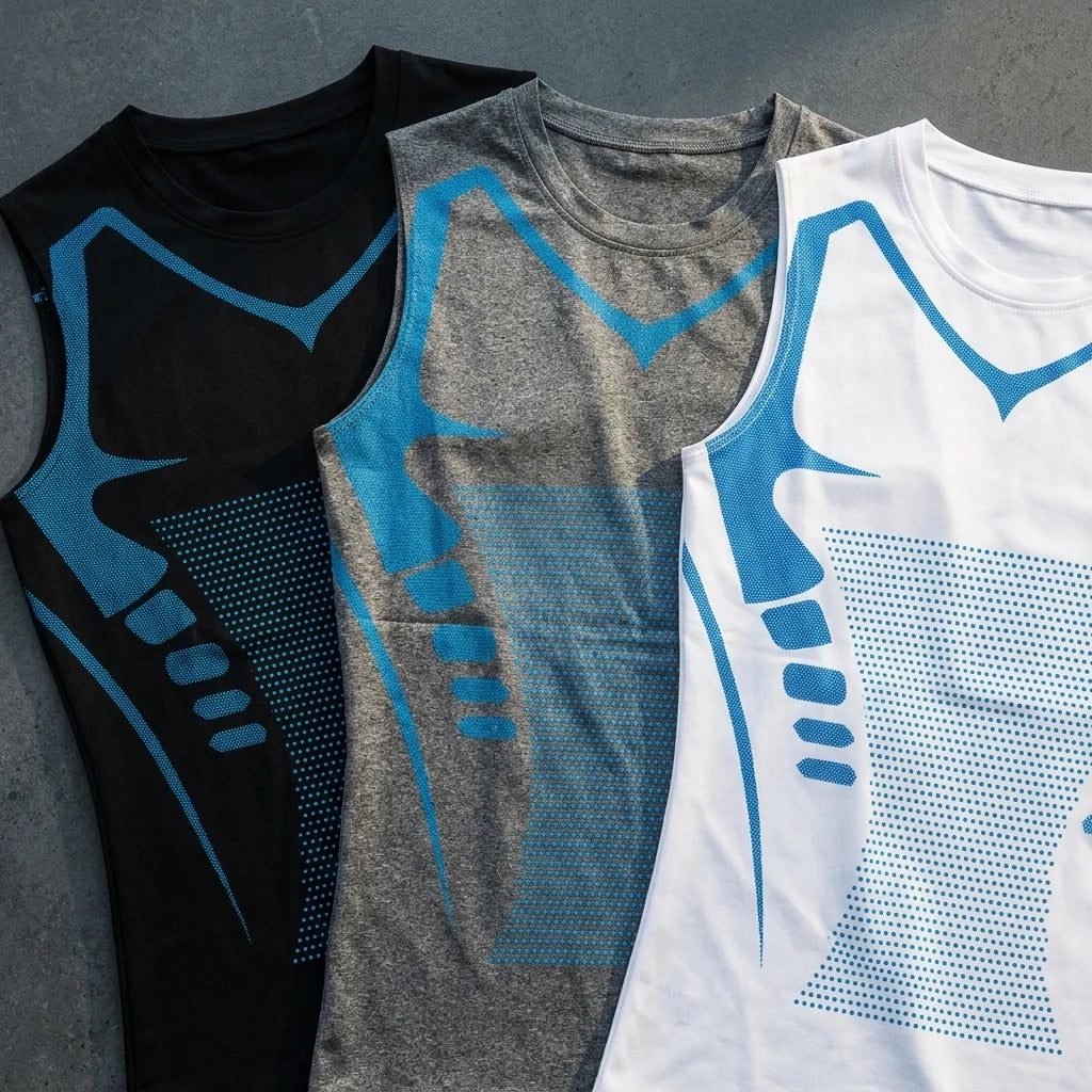 Compression Tank Non-Shifting Moisture-Wicking