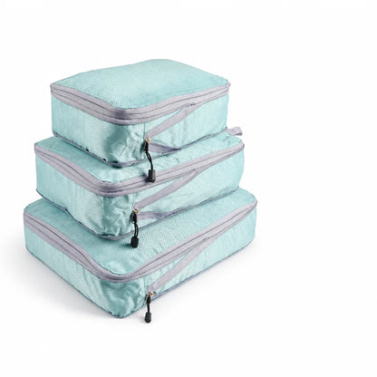 Compression Travel Mesh Viewing Window Packing Cubes (Set of 3)