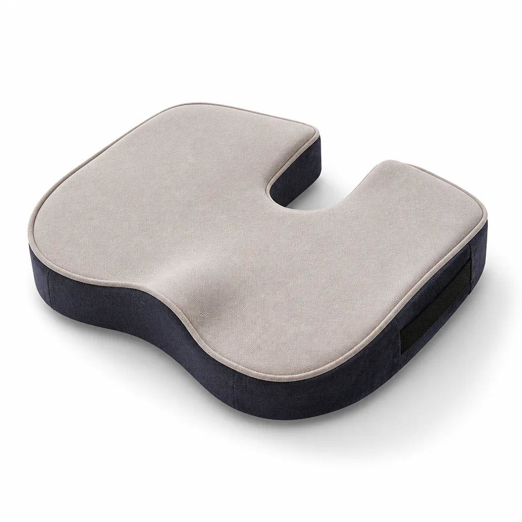 Contoured Ergonomic Seat Cushion for Sciatica & Tailbone Pain