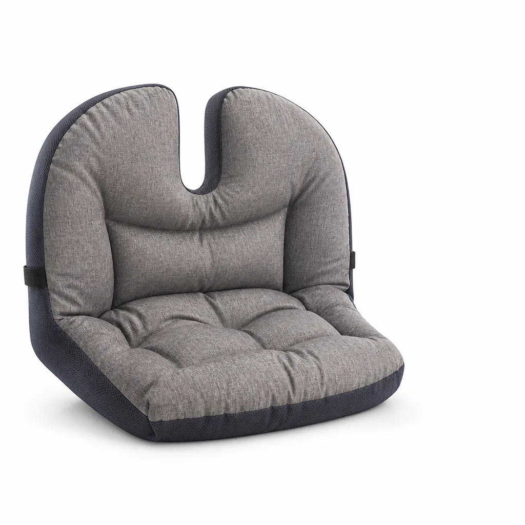 Contoured Ergonomic Seat Cushion for Sciatica & Tailbone Pain