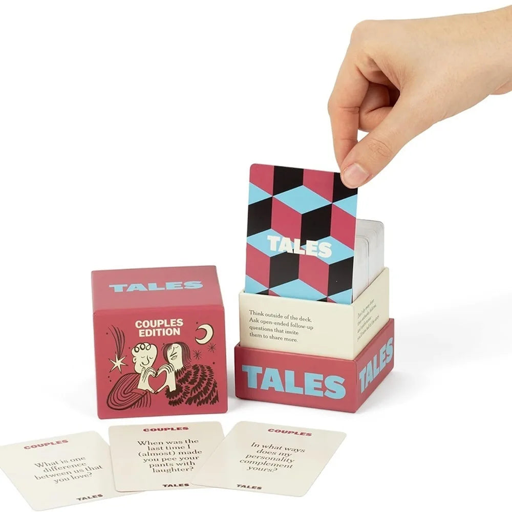 Conversation Card Game 150 Open-Ended Questions Couples & Family Editions