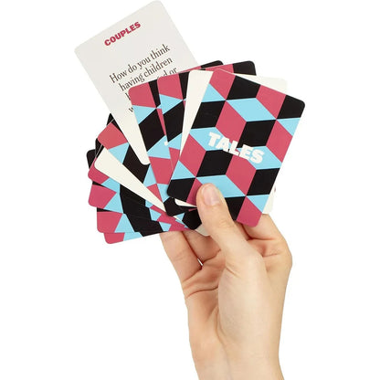 Conversation Card Game 150 Open-Ended Questions Couples & Family Editions