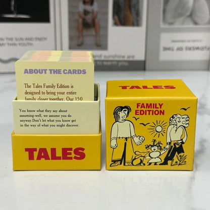 Conversation Card Game 150 Open-Ended Questions Couples & Family Editions