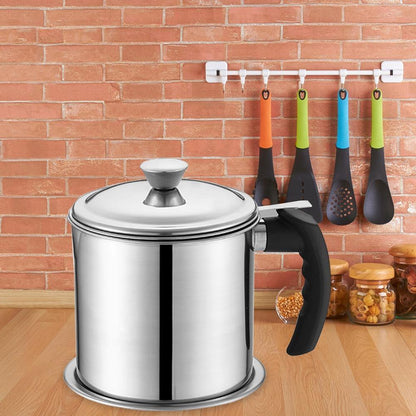 Cooking Oil Separator Stainless Steel Fine Mesh 44 Fl Oz Capacity