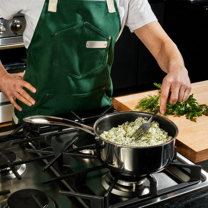 Cookware Set Tri-Ply Stainless Steel Hybrid Non-Stick