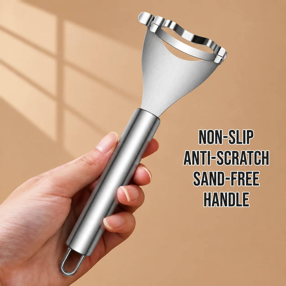 Corn Peeler Stainless Steel Serrated Blade Non-Slip Handle