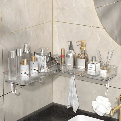 Corner Shelf 180-Degree Adjustable Drill-Free Installation