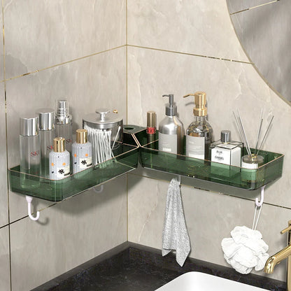 Corner Shelf 180-Degree Adjustable Drill-Free Installation
