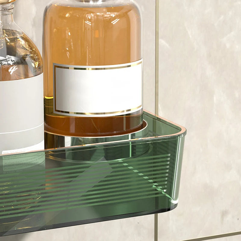 Corner Shelf 180-Degree Adjustable Drill-Free Installation