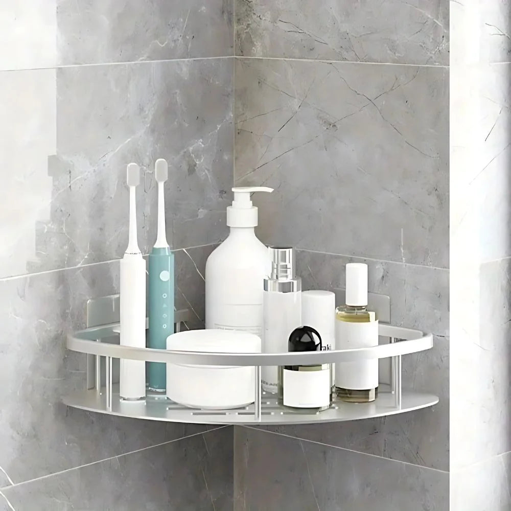 Corner Shower Shelf No-Drill Rustproof Aluminum