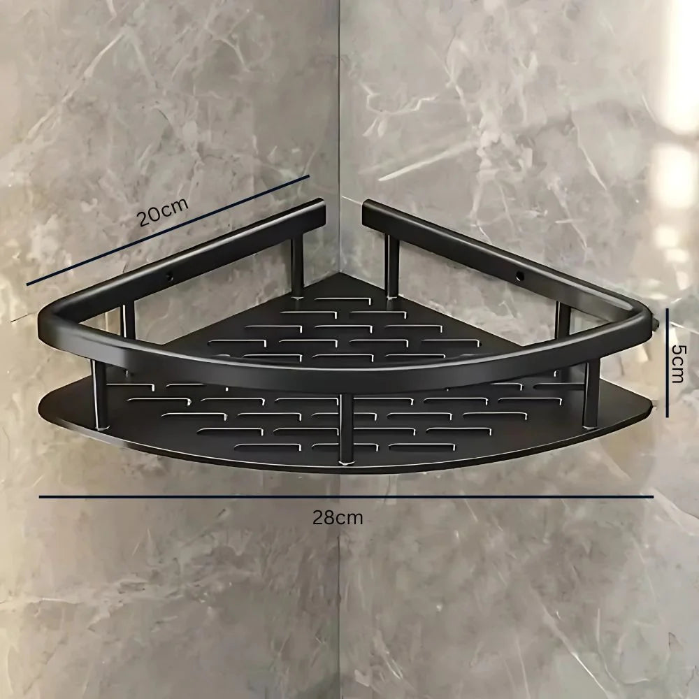 Corner Shower Shelf No-Drill Rustproof Aluminum