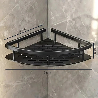 Corner Shower Shelf No-Drill Rustproof Aluminum
