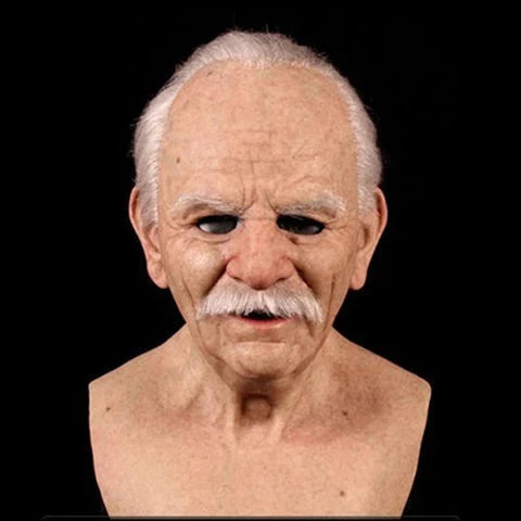 Costume Mask Hyper-Realistic Platinum Silicone