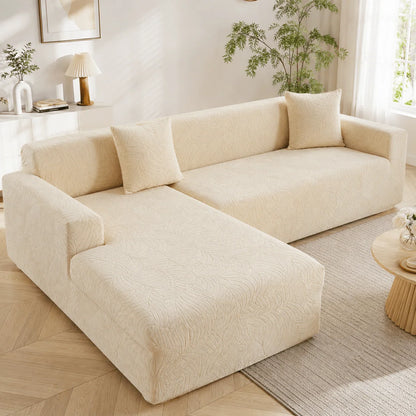 Couch Cover L-Shaped Polyester Machine-Washable
