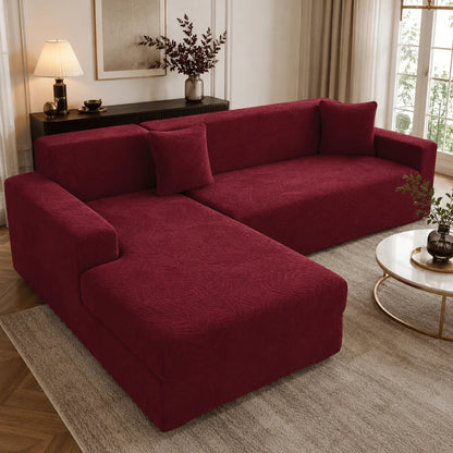 Couch Cover L-Shaped Polyester Machine-Washable