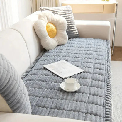 Couch Cover Non-Slip Microfiber Machine Washable