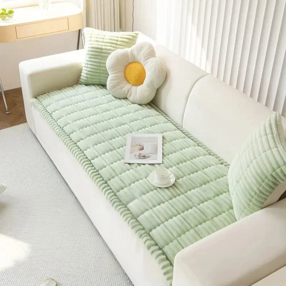 Couch Cover Non-Slip Microfiber Machine Washable