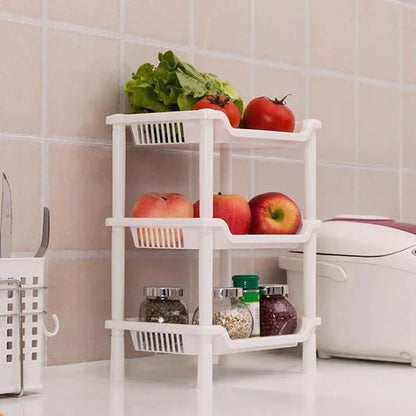 Countertop Storage Rack 3-Tier Corner Space-Saving